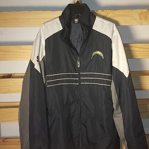 Men's NFL Chargers windbreaker jacket size L
